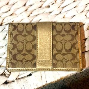 Coach ID card and credit card holder